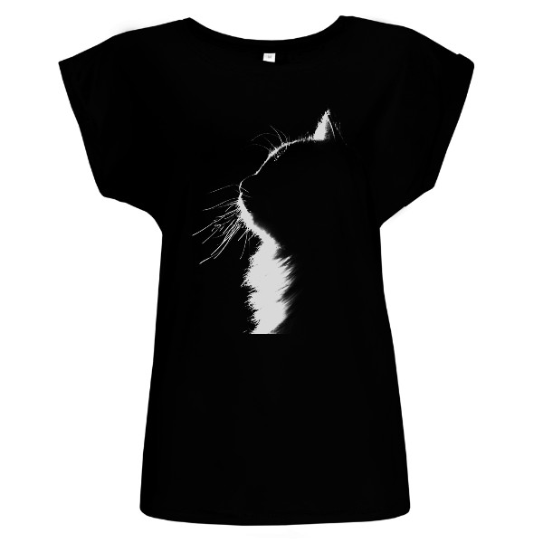 Tričko s potiskem kočka